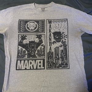 Grey blank panther shirt